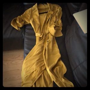 Gold Satin Duster